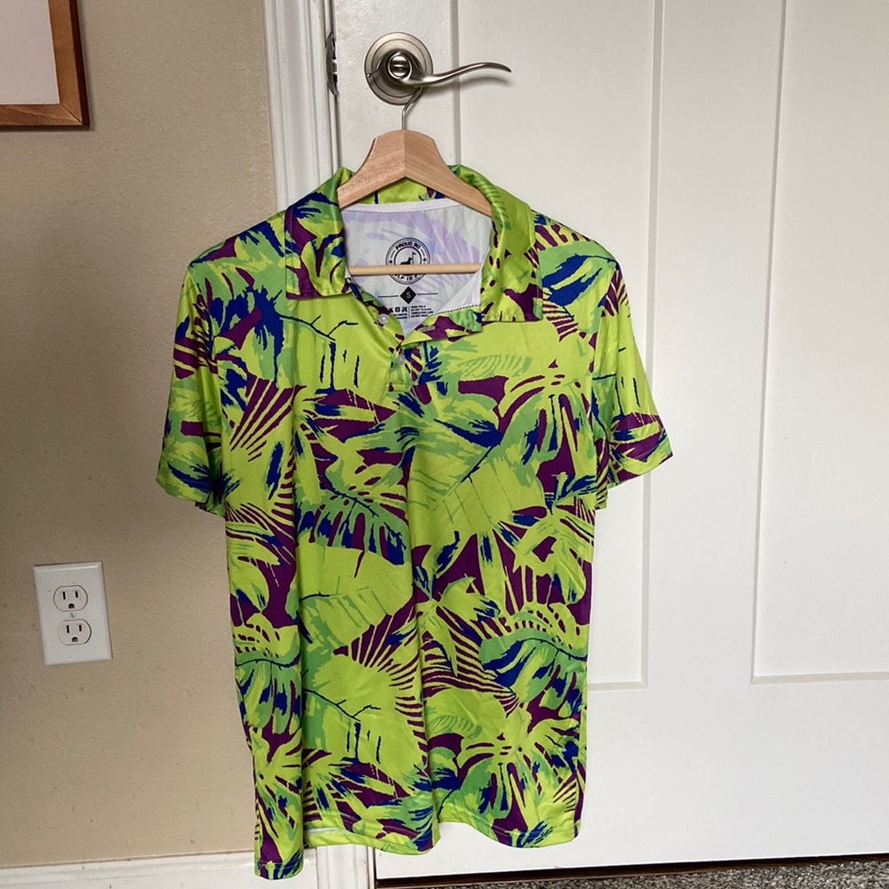 Mens proud 90 golf polo